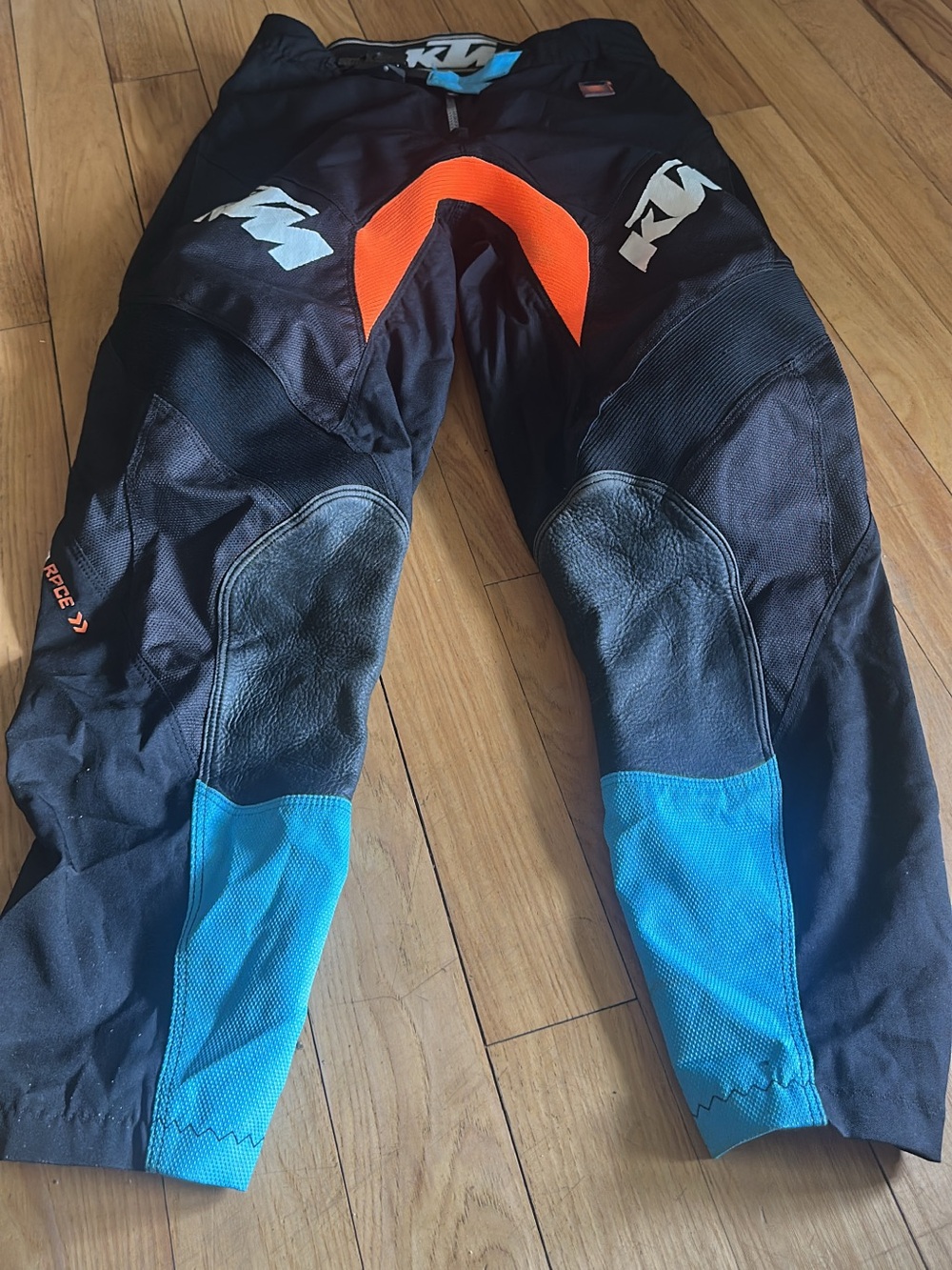KTM Men’s Black Orange Blue MX Riding Pants